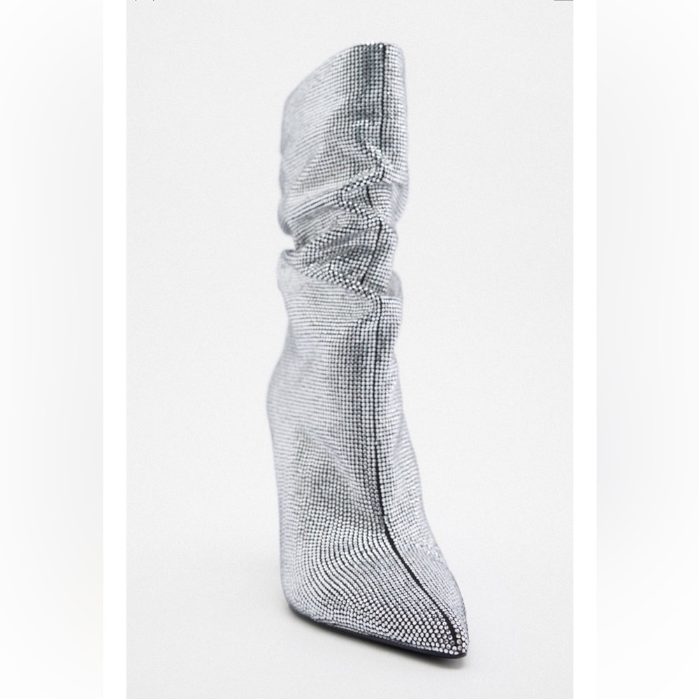 ❤️‍🔥❤️‍🔥Zara sparkly high heel ankle boots ❤️‍🔥❤️‍🔥 - Picture 8 of 12